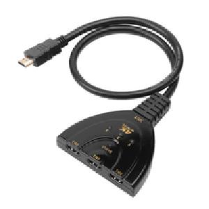 Techly IDATA HDMI-3F30 - HDMI - 1.4b - Schwarz - 30 Hz - 2160p - 3,4 Gbit/s